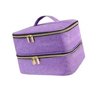 Hattba Sac de transport pour matériel de couture, accessoire d'atelier de couture, poches à outils à double étage pour concepteurs