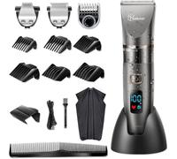 Hatteker Tondeuse à barbe professionnelle pour homme - Sans fil - Étanche