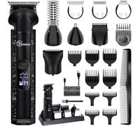 Hatteker Tondeuse à barbe sans fil pour homme
