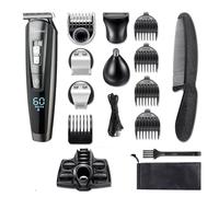 Hatteker Tondeuse Barbe Tondeuse Cheveux Homme Tondeuse Corps USB 5 In 1