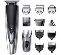 HATTEKER Tondeuse Barbe Tondeuse Cheveux Tondeuse Nez-Oreilles Electrique homme à barbes rasoir Impermeable 5 en 1 Pour Couper Barbe