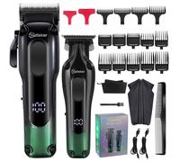 Hatteker Tondeuse Cheveux et Barbe Homme Professionnelle Sans Fil Rechargeable - Kit de Rasage Électrique