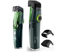 Hatteker Tondeuse Cheveux Homme - Tondeuse Barbe avec Aspiration, IPX6 Étanche, USB-C, 1-20 mm Réglable, 2 Sabots, 70 Min