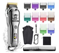 Hatteker Tondeuse Cheveux professionnelle Tondeuse à cheveux hommes Tondeuse Cheveux et barbe Tondeuse barbe longs USB Rechargeable Indicateur LED