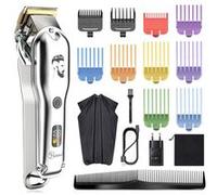 Tondeuse cheveux Tondeuse à barbe étanche Tondeuse à barbe pour hommes Kit