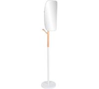 Hattestap Home ESPRIT Blanc naturel Bois Métal Scandi 33 x 33 x 185 cm