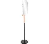 Hattestap Home ESPRIT Noir naturel Bois Métal Scandi 33 x 33 x 185 cm