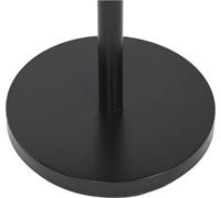 Hattestap Home ESPRIT Noir naturel Bois Métal Scandi 33 x 33 x 185 cm