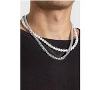 Hatton Labs Classic Pearl Chain White Taille: 22 | Colliers Outlet | Unisex | Blanche