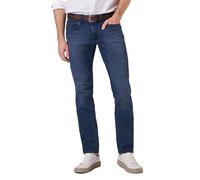 Hattric Harris Jean pour homme 5 poches Coupe moderne, Blue Green Cast, 38W x 32L