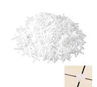 HattusaShield 500 Pièces Entretoises de Carrelage, Croix Tile, 2mm Blanc Robuste Plastique Croisillons, pour Carrelage Aide à la Pose de Entretoises, pour les Carreaux de Mur et de Sol