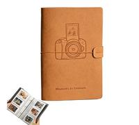 HattusaShield Mini Album Photo Avec 180 Poches pour Polaroid Film Adapté aux 6.5 * 10cm Photo, Album Photo pour Fujifilm Instax Mini 12 11 9 8+ 8 99 40 Appareil Photo Instantanées de Voyage