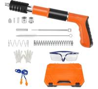 HaTur Mini Pistolet à Ongles Manuel en Acier 5 Engrenages Réglable Pistolet à clous Clou Gun Béton Muraux pour Plafond fixation pour installation de fermeture