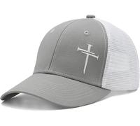 Hatwell Casquette de Jésus chrétien,Casquette Camionneur Chrétienne Brodée Réglable,Cadeaux Religieux pour Hommes et Femmes,Taille Unique
