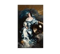 Hau3sh3a Impression sur Toile Anthony Van Dyck Poster Reproductions de Tableaux CéLèBres Rachel de Ruvigny Classique Art Mural Élégant Décoration pour Salon Chambre 30x52cm(12x21in) sans cadre