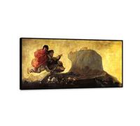 Hau3sh3a Reproductions de Tableaux Francisco Goya sur Toile Asmodée célèbre Impression sur Toile Décoration Murale pour Salon Chambre Bureau 120x60cm(48x24in) Encadrement noir