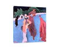 Hau3sh3a Tableaux CéLèBres Lyonel Feininger Jésuites I Poster Reproduction sur Toile Art Mural Tableaux Decoratifs Muraux Salon60x50cm(24x20in) Cadre intérieur