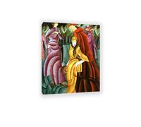 Hau3sh3a Tableaux CéLèBres Lyonel Feininger Jésuites III Poster Reproduction sur Toile Art Mural Tableaux Decoratifs Muraux Salon90x70cm(35x28in) Cadre intérieur