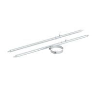 Haubanage renforcée à 2 points avec tube rond - TEC-DW-STANDARD 4,0 m, 180 mm