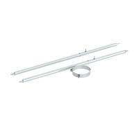 Haubans rigides avec bride - Tecnovis TEC-DW-CLASSIC et TEC-DW-SILVER 3,0 m, 115 mm