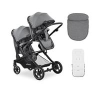 Poussette jumelle Hauck Atlantic Twin Melange Grey Duo