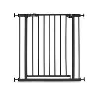 hauck Barrière de Securite Enfant Open N Stop 2 (Largeur 75 à 80 cm) - Sans Percage, Ouverture Bilatèrale à 1 Main, Verrouillage Manuel - Métal Noir