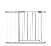 hauck Barriere de Securite Enfant Porte et Escalier et Barriere Chien Stop N Safe 2 incl. Extension de 21 cm, pour Largeur de 96-101 cm, Sans Perçage - Usage Intérieur, Métal Gris