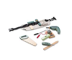 hauck Ceinture Outils Enfant Learn to Work à partir de 3 Ans, Jouet en Bois de Bricolage (Certifié FSC®), Évolutive avec Sangle Réglable, Jeu de Role