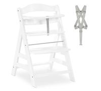 Hauck Alpha+ Chaise haute traditionnelle Siège rigide Blanc