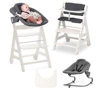 hauck Chaise Haute Bébé Bet avec Siège Nouveau-né Premium - White