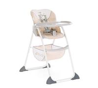 hauck Chaise Haute Bébé Pliable et Légère Sit N Fold dès 6 Mois jusqu’à 15 kg, avec Tablette Repas Amovible, Dossier Réglable à Une Main, Grand Panier de Rangement - Winnie L'Ourson Beige