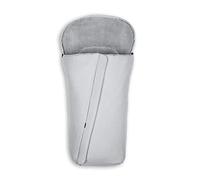 hauck Chanceliere Universelle pour Poussette et Remorque Velo, Nid d'Ange Bebe en Polaire Chaude, Fentes pour Harnais 5 Points, Lavable en Machine, Gris