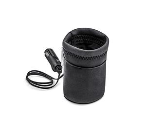 hauck Chauffe Biberon Nomade Feed Me, Chauffe-Biberon Portable pour Voiture, Aussi pour Petit Pot Bébé, Rapide, Inclus Chargeur Allume Cigare 12V, Gris