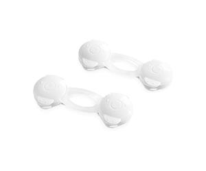 hauck Close Me 2 Bloque-Placards de 10 cm, Bloque-Cuvette de Toilette, Bloque Portes Et Fenêtre, Montage Facile, 2 Pièces