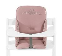 hauck Coussin Chaise Haute Bebe Alpha Cosy, Reducteur Compatible avec Chaises Hautes Bois Alpha+, Beta+ et Arketa, 6-36 Mois, Dossier Haut, Côtés Renforcés, Bambi Rose