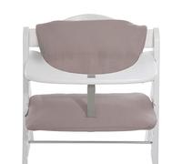 hauck Coussin Chaise Haute Bébé Highchair Pad Deluxe, Compatible avec Chaises Alpha+, Beta+ et Arketa, Lavable en Machine, Fixation Scratch, Stretch Beige
