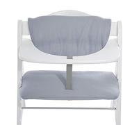hauck Coussin Chaise Haute Bébé Highchair Pad Deluxe, Compatible avec Chaises Alpha+, Beta+ et Arketa, Lavable en Machine, Fixation Scratch, Stretch Gris