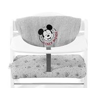 hauck Coussin Chaise Haute Bébé Highchair Pad Deluxe - Mickey Mouse Grey