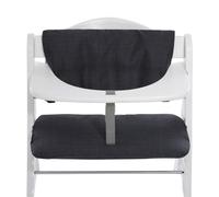 Hauck coussin pour chaise haute Alpha+ et Beta+ (Highchair), couleur:Melange Charcoal