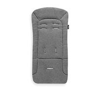 hauck Coussin Poussette Universelle - Également pour Nacelle Bébé, Remorque Velo Enfant - Coton, Respirant, Doux, Facile à Installer, Été et Hiver - Gris Charbon