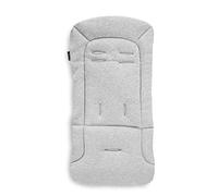 hauck Coussin Poussette Universelle - Également pour Nacelle Bébé, Remorque Velo Enfant - Coton, Respirant, Doux, Facile à Installer, Été et Hiver - Gris Clair