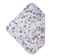 Couverture snuggle so Cosy Beige Floral Bleu