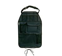 Hauck Cover Me Deluxe Protecteur pour dossier de siège de voiture de bébé - Accessoires pour chaises de voiture pour babyphone (Protecteur pour dossier de siège de voiture de bébé, Noir, 380 mm, 580 mm)