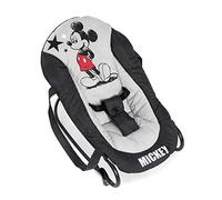 hauck Disney Rocky Transat de la Naissance à 9 kg Bascule Inversable Dossier Inclinable Harnais 3 Points Boucle de Transport - Noir
