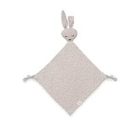 hauck Doudou Bebe Cuddle N Play, Peluche Naissance en Mousseline, Doudou Mouchoir Éveil - pour Fille et Garçons - Lavable à 60°C - 25x25 cm - Rabbit Beige Dots