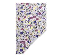 hauck Drap Housse Bebe 60x120 en Coton Mousseline - Beige Floral | Couvre-matelas lit parapluie élastique I Protège-lit bébé lavable en machine à 60 °C