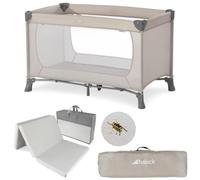 hauck Dream N Play Lit Parapluie Bébé avec Matelas et Moustiquaire - Beige