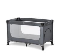 Hauck Dream N Play Plus - Lit de Voyage pour bébés et Tout-Petits avec Petite Trappe, Sac de Voyage, léger, Pliable Rapide et Compact, 120 cm x 60 cm, de la Naissance jusqu'à 15 kg