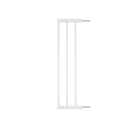 Hauck Extension pour barrière de sécurité 21 cm – Sans perçage, fixation par pression – Métal blanc