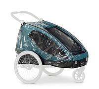 Habillage pluie pour remorque de vélo Dryk Duo BLANC Hauck